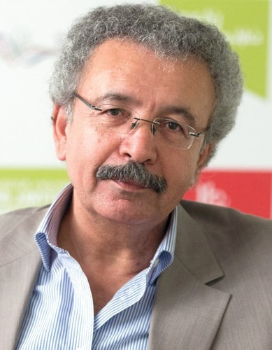 Portrait of author Ibrahim Nasrallah